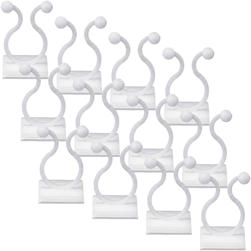 Self-Adhesive No Drilling Plant Wall Clips, Climbing Plant Support Clips for Cli