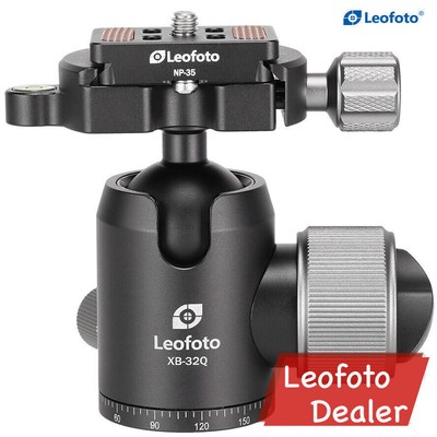 Leofoto XB-32Q Ball Head with NP-35 Quick Release Plate | Arca