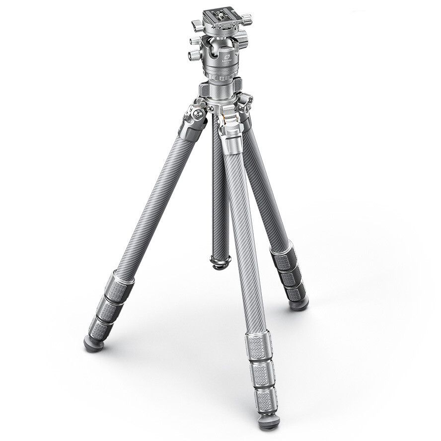 LEOFOTO LG-284C Gabriel Carbon Fiber Tripod with LH-36 Ball Head (Silver)