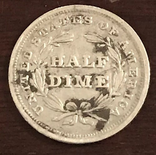 1838 Liberty Seated Silver Half Dime  L282