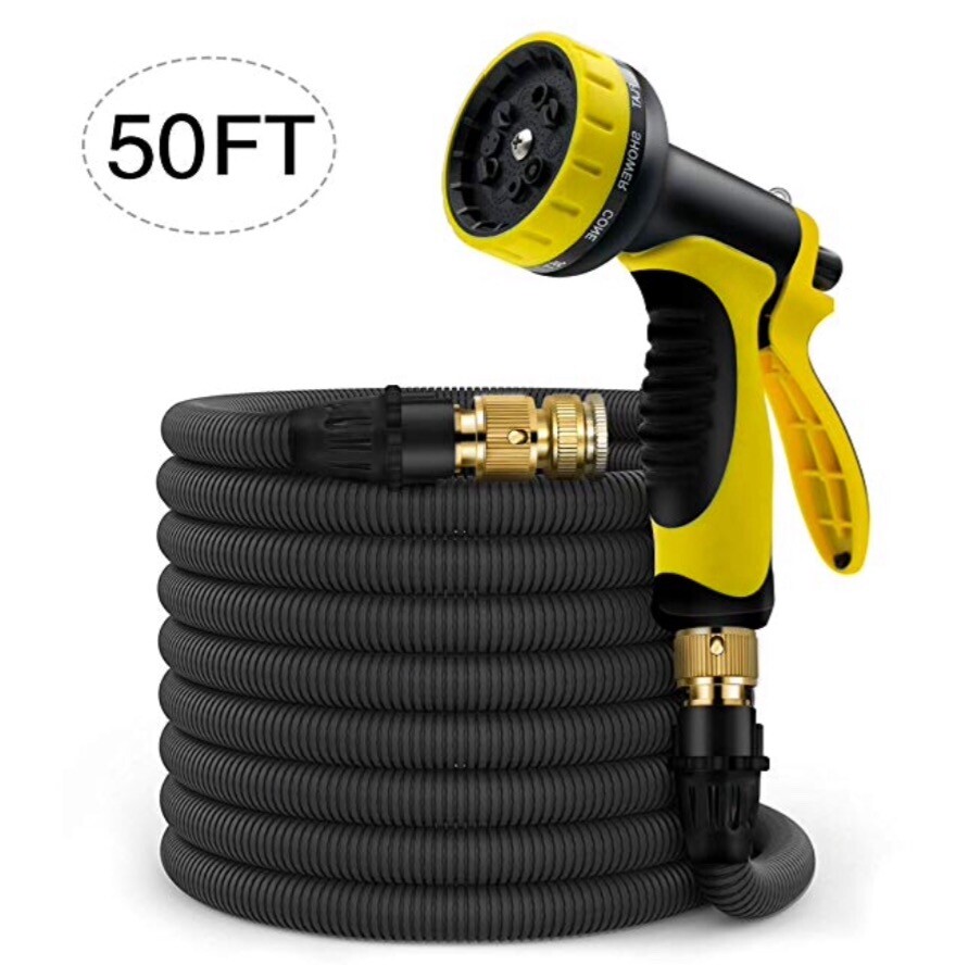 50 Feet Expandable Garden Hose Pipe NoKink Flexible Water Hoses