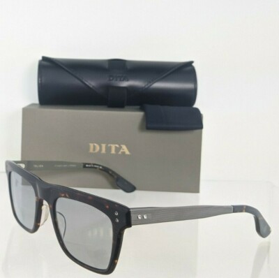 Pre-owned Dita Brand Authentic  Sunglasses Telion Dts120 02af Gun Tortoise 51mm Frame In Gray