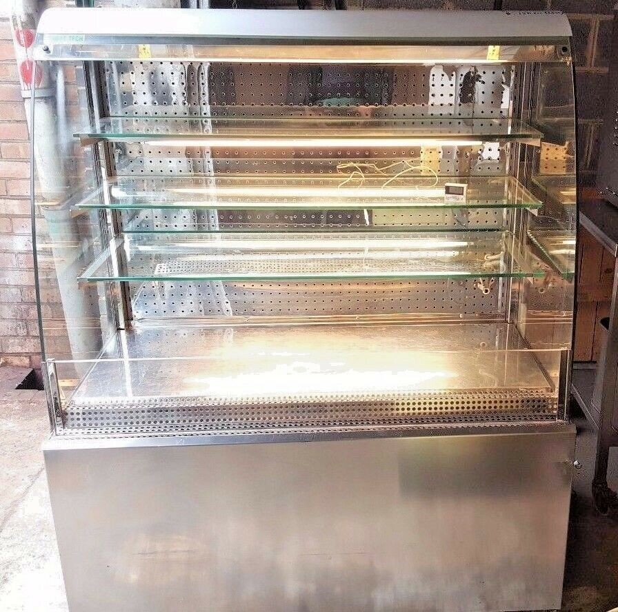 FrostTech Stainless Steel Grab&Go Fridge, Multi Deck Sandwich Drink