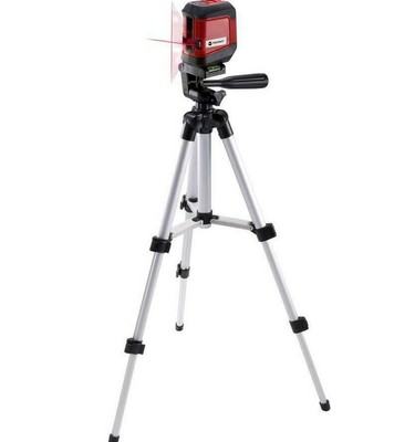 TOOLCRAFT CL8 Kreuzlinienlaser Selbstnivelliered + Stativ  Laser Nivelliergerät