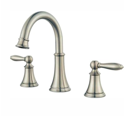 Pfister Courant 2-Handle Widespread Brushed Nickel Bathroom Sink Faucet -...