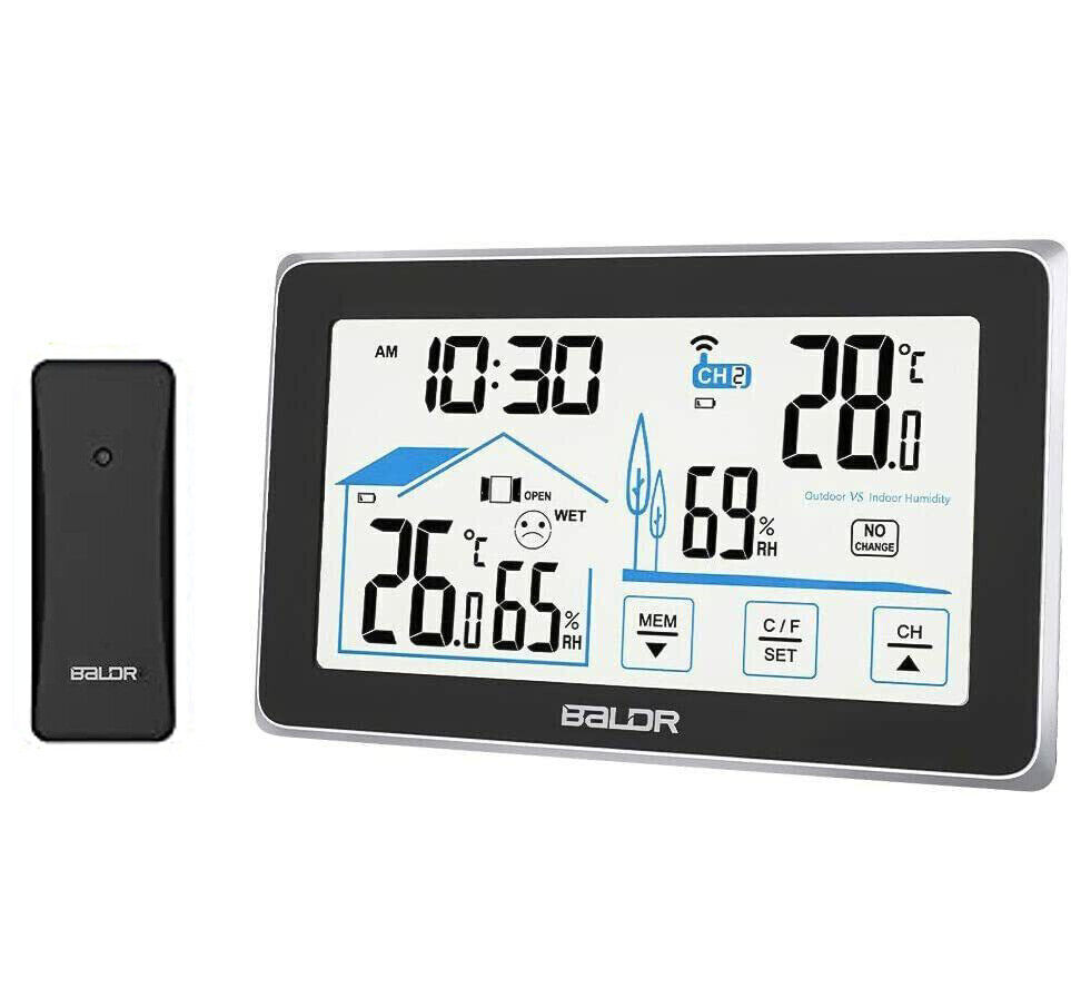 Clock Indoor/outdoor Thermometer Humidity