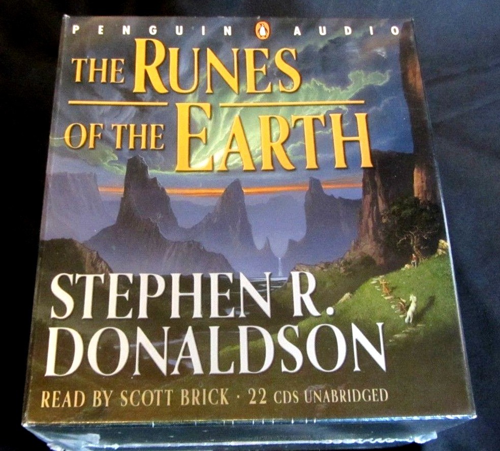 RUNES OF THE EARTH--STEPHEN R. DONALDSON--22 CD'S--BRAND NEW--UNABRIDGED