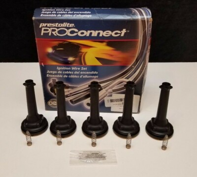 ProConnect 145008 Black Professional O.E G Grade Coil-On-Plug Boots 5 Piece Set