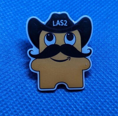 Amazon PECCY Pin RARE LAS2 Cowboy mustache (Last One!)