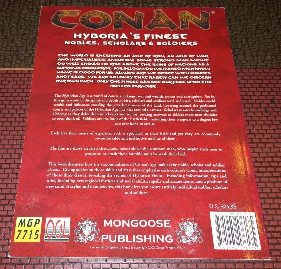 Conan Hyboria's Finest  Mongoose Publishing MGP 7715