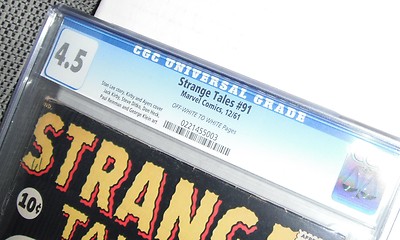 Strange Tales # 91--CGC Universal slab--4.5...VG+ grade--ge...1961 comic book