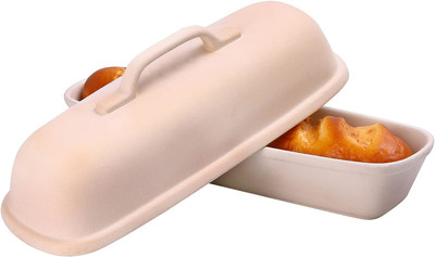 Goodview Household Superstone Covered Baker,Unglazed stoneware bakeware,Square *