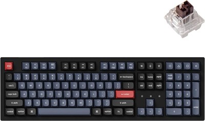 Keychron K10 Pro Bluetooth Wireless Mechanical Gaming Keyboard - Brown Switches