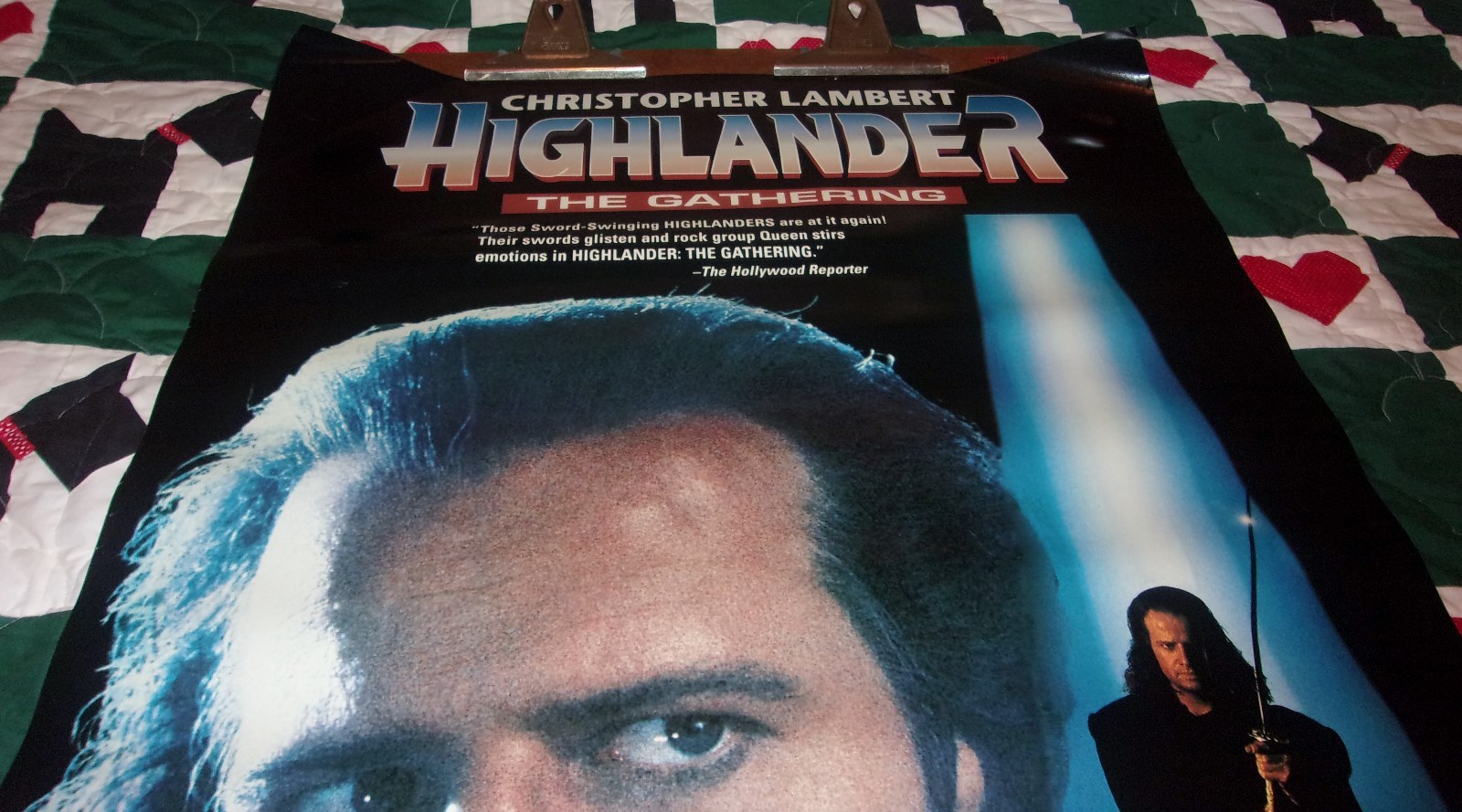 Highlander the Gathering original movie rental poster 1993 Horror Halloween