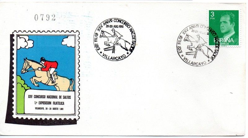 Espagne Sport RandonnÃ©Es Ã  Cheval AnnÃ©E 1981 (Ba-196)