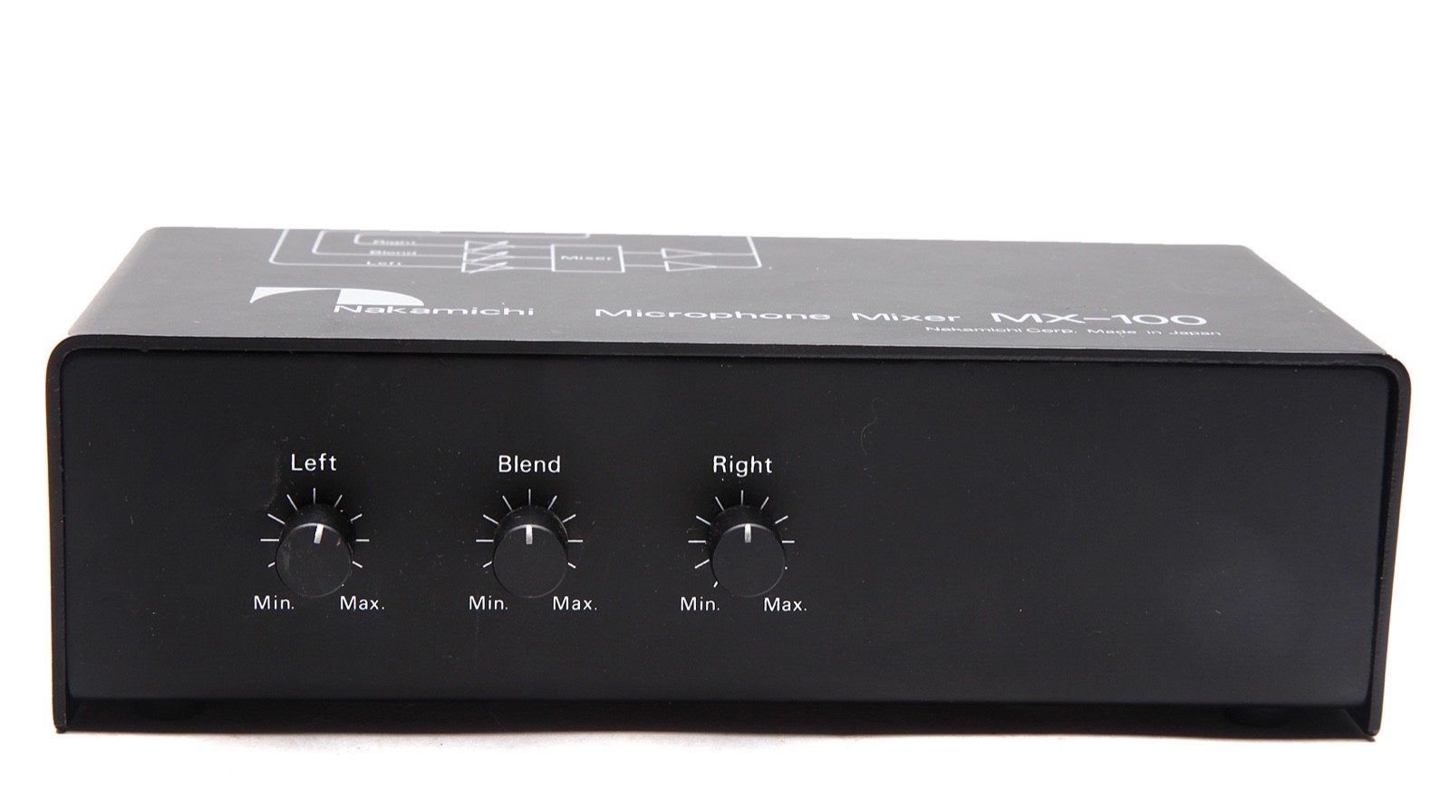 Nakamichi PS-100 Power Supply & MX 100 Microphone Mixer Tested Japan MINT!