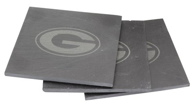 Набор подстаканников Green Bay Packers Slate Square, 4 штуки