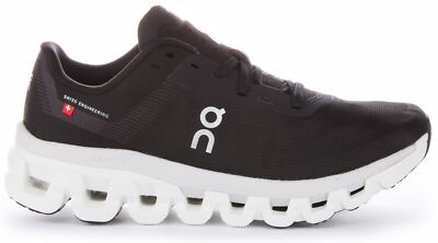 Pre-owned On Running Cloudflow 4 Mens Sneaker Black White Size Us 6 - 13