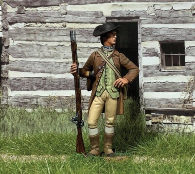 BRITAINS CLASH OF EMPIRES 16106 COLONIAL AMERICAN MILITIAMAN NO.2
