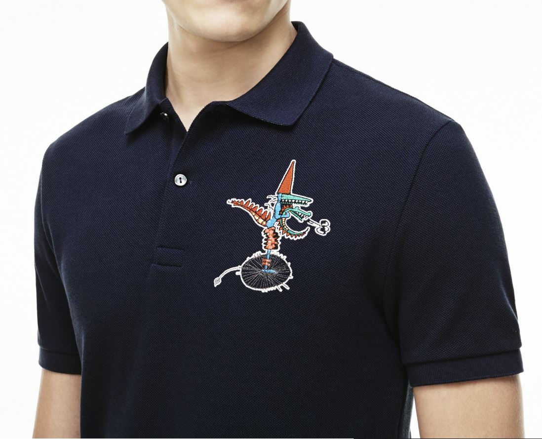 LACOSTE MENS JEAN-PAUL GOUDE SLIM FIT POLO SHIRT (RARE) FR2