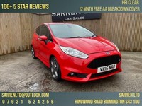 2015 Ford Fiesta 1.6T EcoBoost ST-3 Euro 5 (s/s) 3dr HATCHBACK Petrol Manual