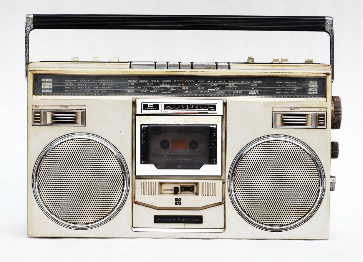 ラジオ・コンポ National TV/RADIO/CASSETTE RECORDER National RX-FM30F Boombox Cassette Player Radio Tape