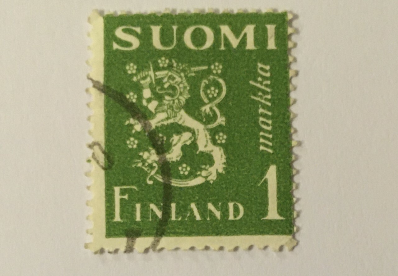 Finland Suomi 1 Markka 1942 Stamp | eBay