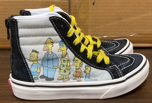 VANS Sk8-Hi x The Simpsons Simpsons Family Size 13.5 1987