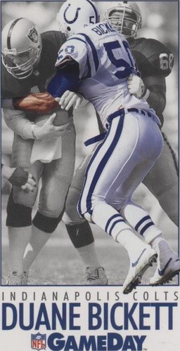 1992 GameDay Duane Bickett #325