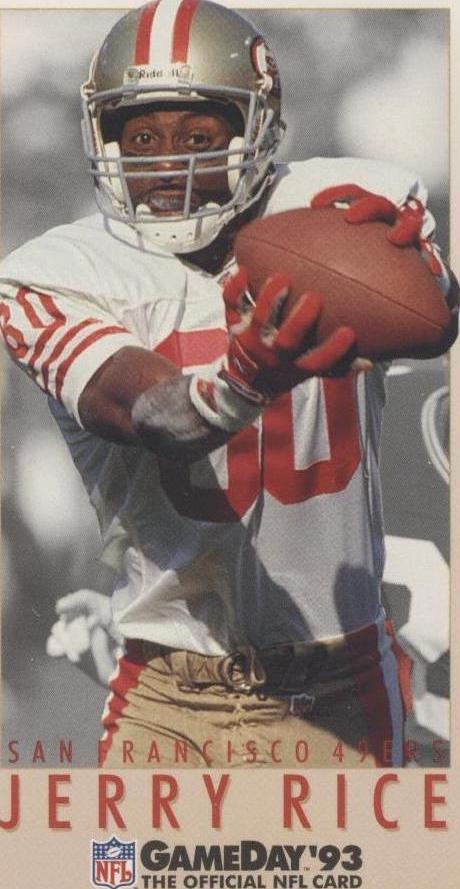 1993 Fleer GameDay Jerry Rice #80