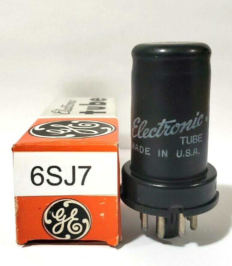 Купить Старинные лампы и разъемы 1 GE 6SJ7 Metal Vacuum Tube Tested NOS ...