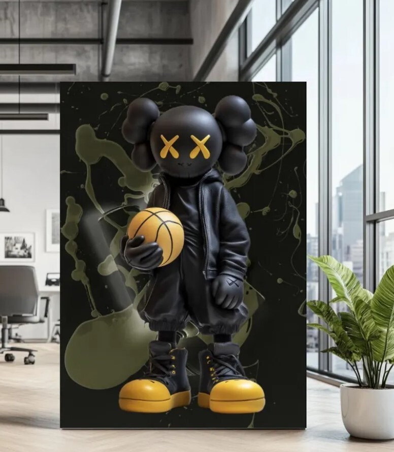 kaws オリジナルフェイク ポスター KAWS TOKYO FIRST KAWS Exhibition poster Tokyo | eBay