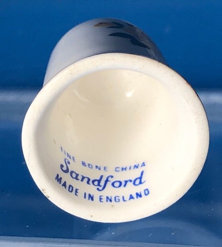 Vintage Thimble Yellow Rose Sandford England Fine Bone China