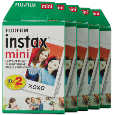 FUJIFILM intaxmini 10枚×6箱 Fujifilm Instax Mini Instant Film 10 Sheets x 6 Packs = 60