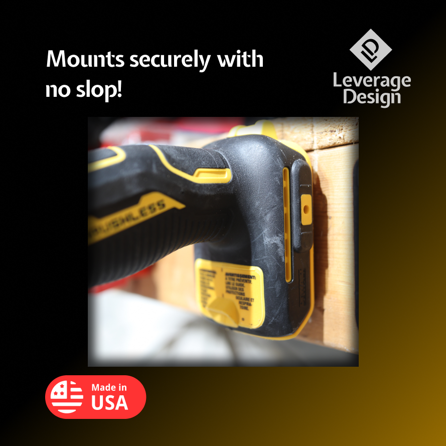 6 / 6 Combo Pack DeWALT 20V 60V Tool & Battery Mounts/Hangers/Holder - BEST FIT!