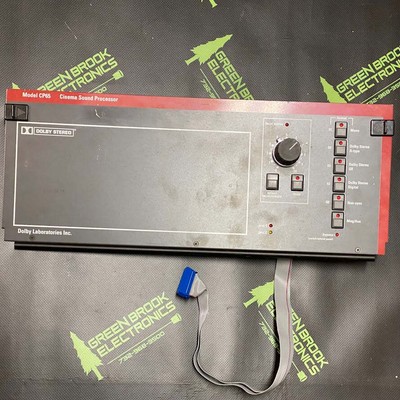 CP65 FRONT SWITCH PANEL - Dolby Laboratories - Out of working CP65 Cinema Sound