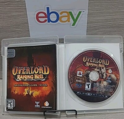 Overlord Raising Hell PS3 Sony PlayStation 3 With Manual 