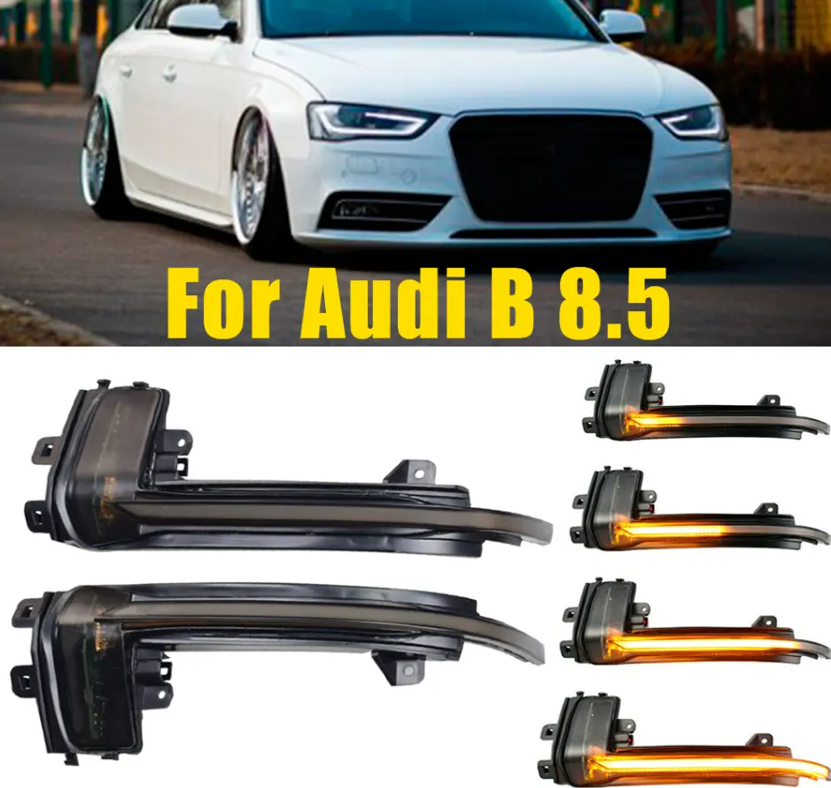 LED Dynamic Mirror Sequential Indicator Light For Audi A4 A5 S5 B8.5 RS3 RS4 RS5