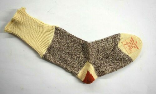 Vintage NOS Nelson Red Heel Redford Socks Boys Sz 8 Made in USA Sock Monkey 1pr