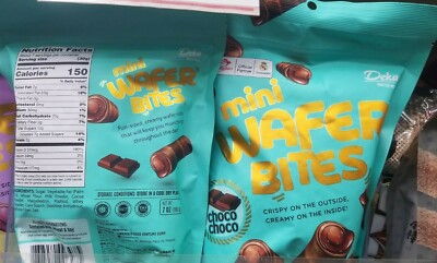 4 PACK DEKA MINI WAFER BITES CHOCO CHOCO