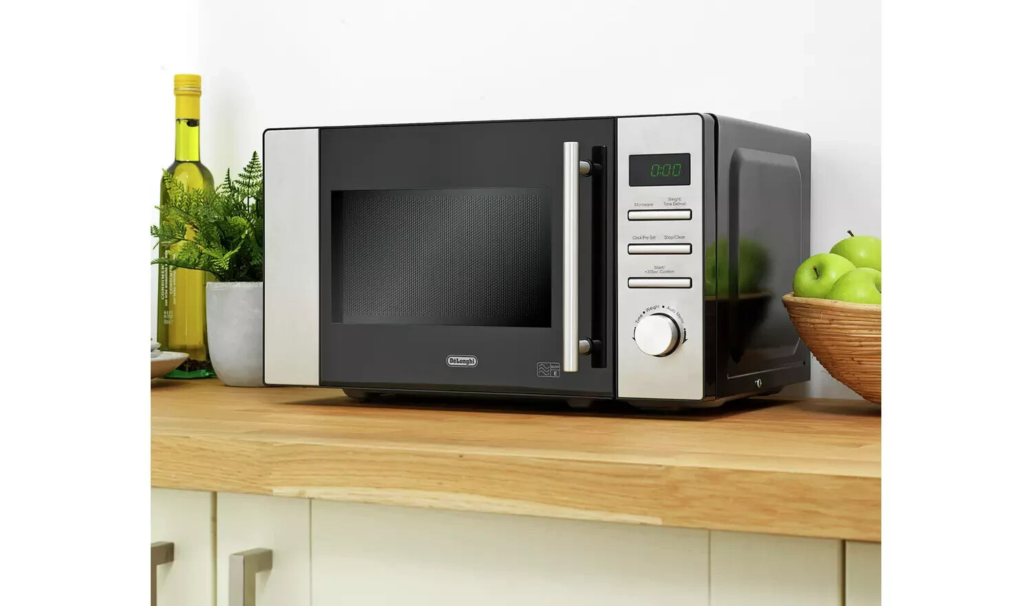 De'Longhi 800W 20L AM820CXC AM82 Standard Solo Microwave