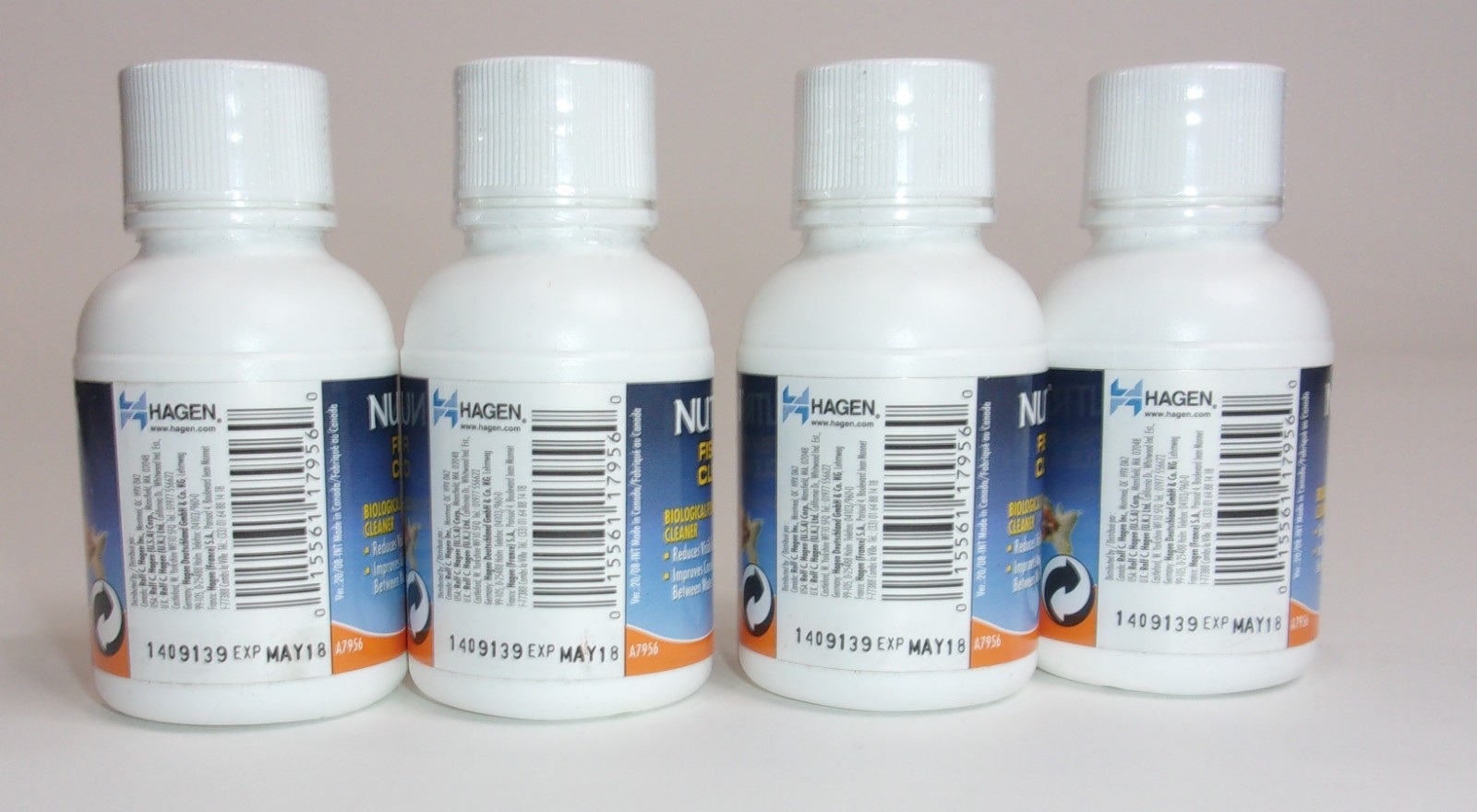 Nutrafin Biologial Fish Bowl Cleaner 2 Oz Bottle LOT of 4 - 8 Total Ounces NEW