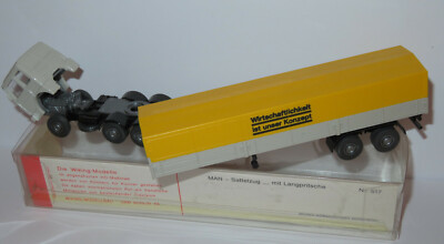 WIKING HO 1/87 CAMION MAN F80 SEMI REMORQUE WIRTSCHAFTLICHTEIT IST UNSER KONZEPT