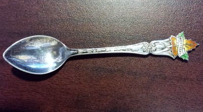Montreal Souvenir Sterling Silver Spoon (97 mm Long 7.1 Grams .925 Silver)