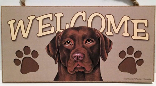 LABRADOR Retriever Warnschild | 30,5x20 Cm Aluminiumschild | Hundeschild Für Garten Oder Haustür