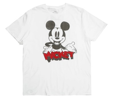 Mickey Mouse Disney Men's Officially Licensed Distressed Vintage Tee T-Shirt