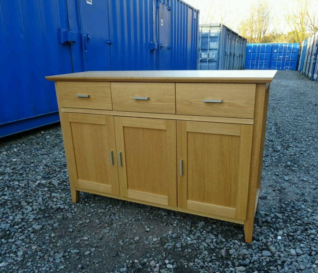Solid Oak Sideboard,Made By Morris Of Glasgow *Excellent Condition