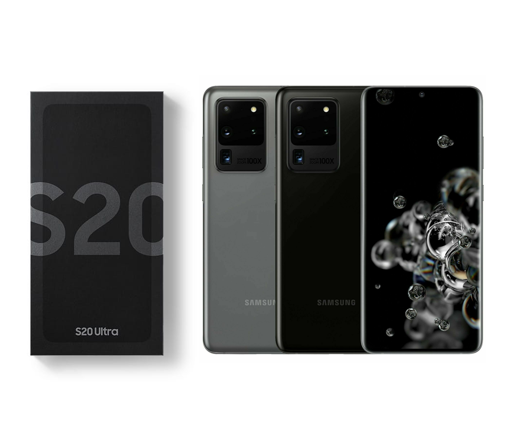 Flawless UNLOCKED Samsung Galaxy S20 Ultra 5G 128GB Black