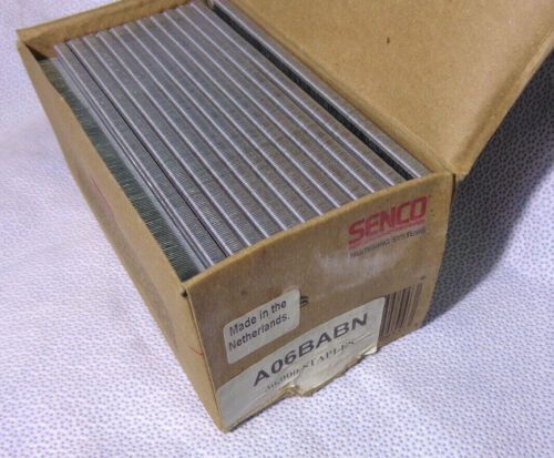 NOS - One Box  Senco A Series 3/8" Length x 3/16" Crown 30,000 Staples A06BABN 