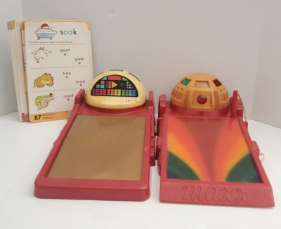 Vintage Teaching Learning Robots Maxx Albert Educational Insights W/ Cards PARTS